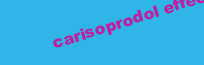 CARISOPRODOL EFFECTS